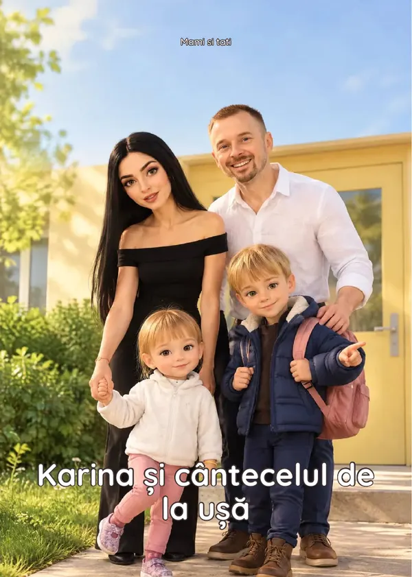 Coperta cărții „Karina și cântecelul de la ușă”