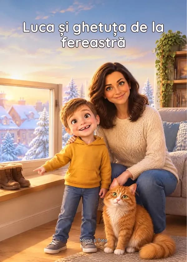Coperta cărții „Luca și ghetuța de la fereastră”